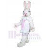 Mrs. White Bunny mascot costume