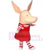 Olivia Pig mascot costume
