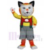Huckle Cat mascot costume