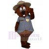Major Muskrat mascot costume