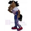 Mustang Horse mascot costume