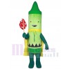 Pea Green Crayon Esteban mascot costume