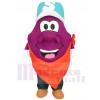 Plum Guy mascot costume