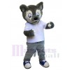 Wolf mascot costume