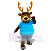 Reindeer mascot costume