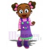 Girl mascot costume