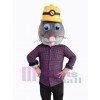 Mole mascot costume