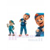 Boy mascot costume