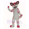 Pink Husky Dog Mascot Costume Animal