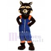 Rocket Raccoon mascot costume