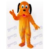 Black Ears Orange Dog Adult Mascot Funny Costume