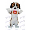 Saint Bernard Dog Mascot Adult Costume