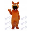 Brown Dog Mascot Adult Costume