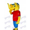 Yellow Elephant Mascot Adult Costume