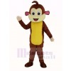 Brown Monkey Mascot Costume Adult