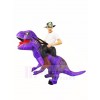 Purple Tyrannosaurus T-Rex Inflatable Carry Me Ride On Costume