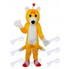 Double Tail Fox Mascot Adult Costume Animal