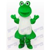 Green Frog Short Plush Adult Mascot Funny Costume