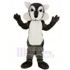 Dark Gray Wolf Mascot Costume Animal