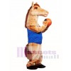 Cute Mustang Mascot Costume