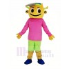 Cap Boy Mascot Costume People