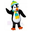Penguin with Colorful Hat Mascot Costumes Cartoon
