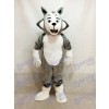 Grey Herman Husky Dog Mascot Costume