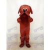 Reddish Brown Rooney Dog Mascot Costume