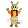 Aussie Roo Kangaroo with Neckerchief & Vest Mascot Costume