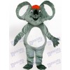 Koala With Orange Hair Adult Mascot Costume