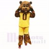 Sport Yellow Suit Beaver Mascot Costumes School
