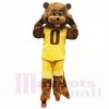 Sport Yellow Suit Beaver Mascot Costumes School