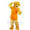 Funny Yellow Dog Mascot Costumes Cartoon