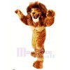 Friendly Power Lion Mascot Costumes Adult