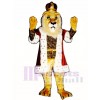 Cute King Lionel Lion Mascot Costume