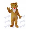 Yellow Lion Mascot Adult Costume