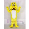 Yellow Bulldog Mascot Costume Cartoon 