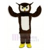 Brown Owl Mascot Costume Animal