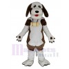 Cute Brown and White Dog Mascot Costume Animal