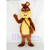 Brown Easter Bunny Rabbit Mascot Costume Cartoon