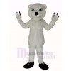 Muscle Polar Bear Mascot Costume Animal