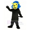 Fierce Blue Lion Mascot Costume Cartoon	