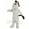 White Mustang Horse Mascot Costume