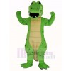 Power Green Crocodile Mascot Costume Animal