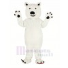 White Polar Bear Mascot Costume Animal