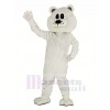 Cute White Bear Mascot Costume Adult