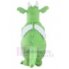 Green Adult Dragon Mascot Costume