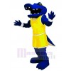 Power Alligator with Yellow Uniform Mascot Costume Animal