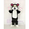 Cute Cat with Green Eyes Mascot Costume Cartoon	