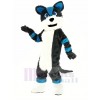 Blue and Gray Husky Dog Fursuit Mascot Costume Animal	